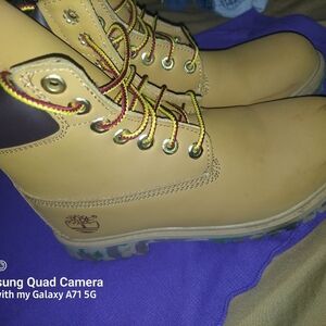 Men's  Camo Bottom Timberland Boots